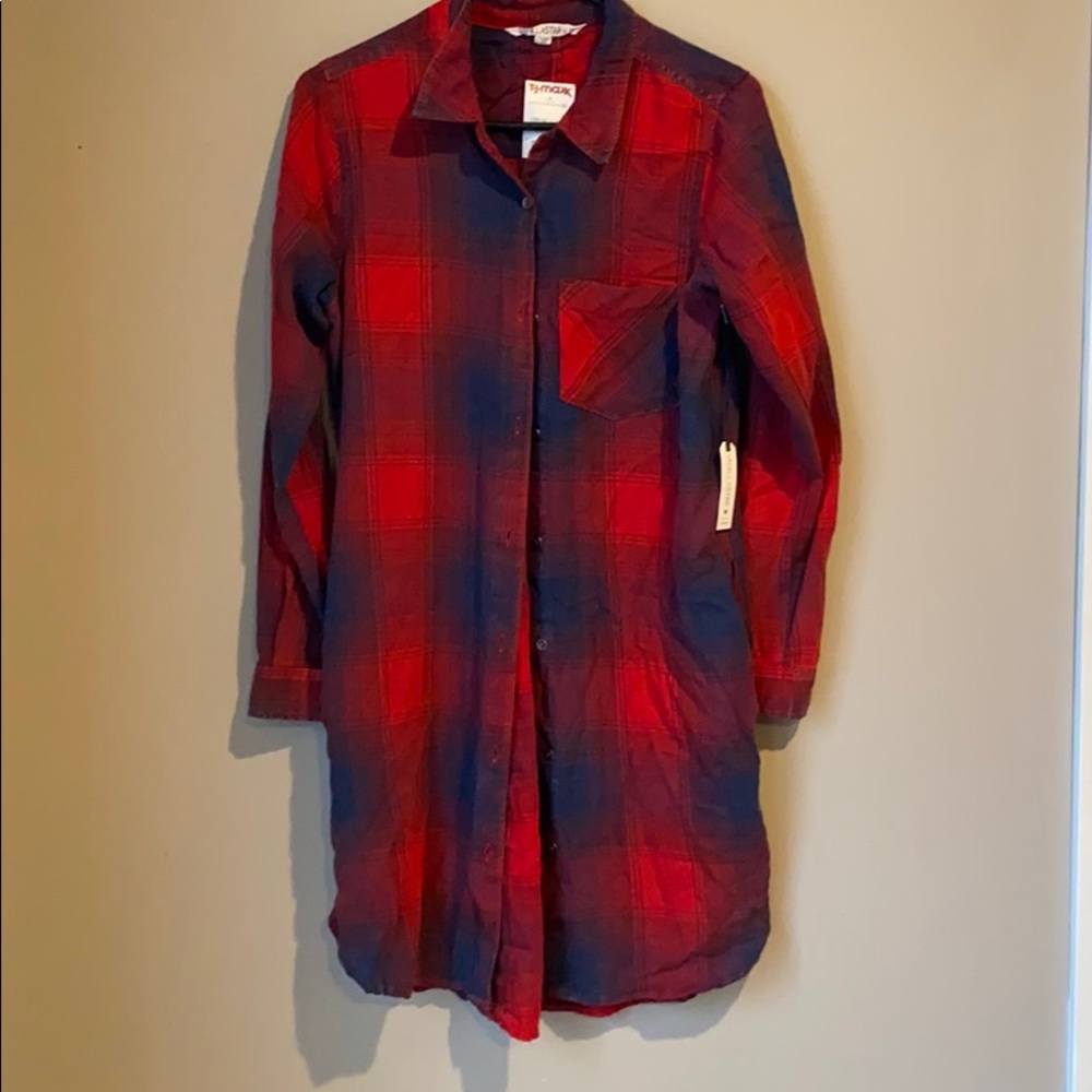 Flannel dress size Medium